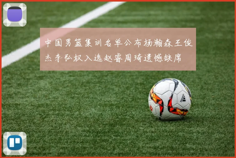 中国男篮集训名单公布杨瀚森王俊杰李弘权入选赵睿周琦遗憾缺席