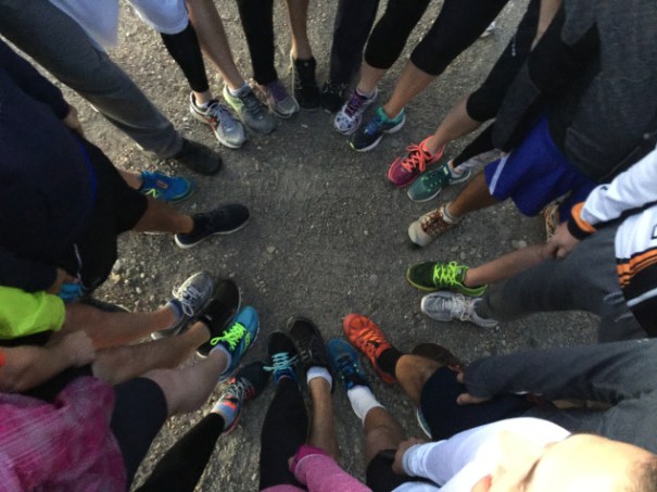 Automatticians running the WWWP5k in Park City, Utah